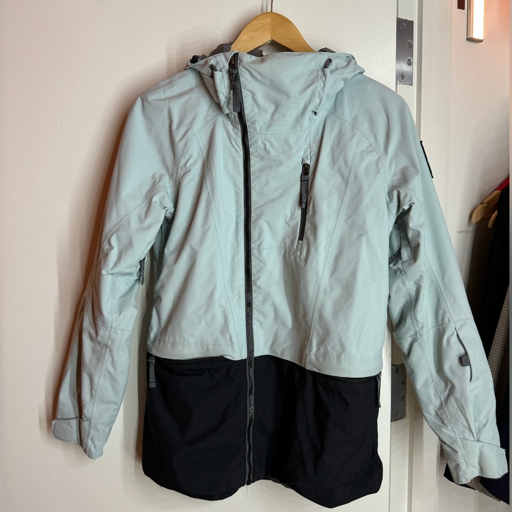 North Face Superlu Insulated Ski Jacket (blue and black)